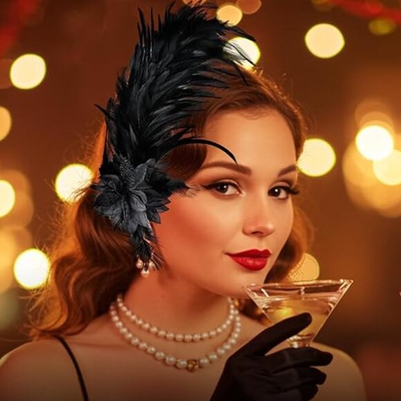 Feather Fascinator Headband main image 5